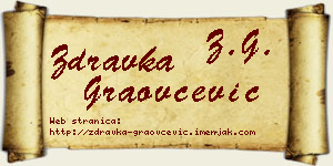 Zdravka Graovčević vizit kartica